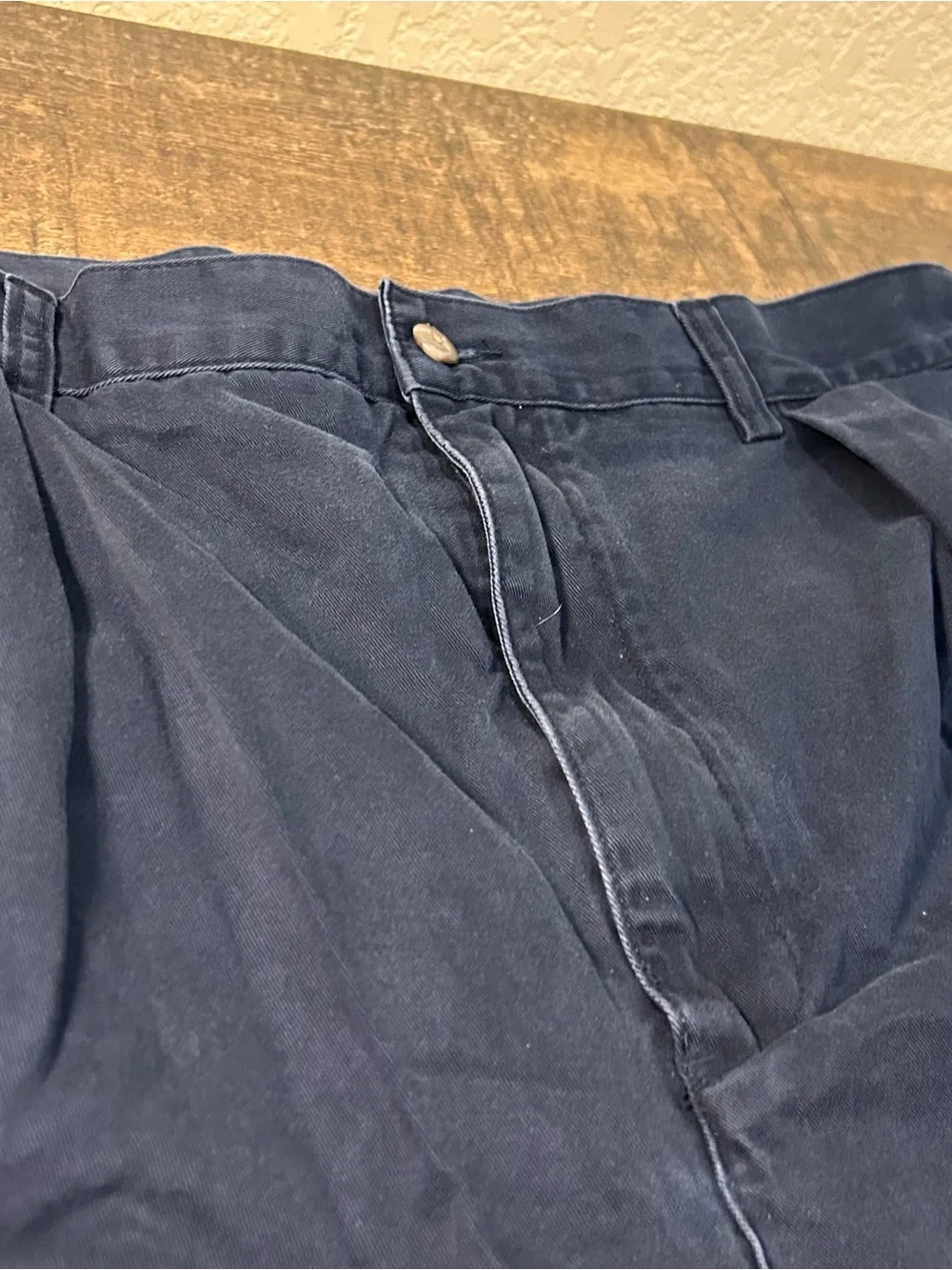 Polo by Ralph Lauren Tyler Shorts Men's Flat Front Navy Shorts size 42